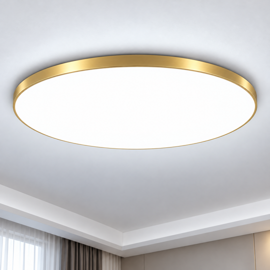 Plafoniera LED SOLIS 37cm 33W Luce Fredda Oro