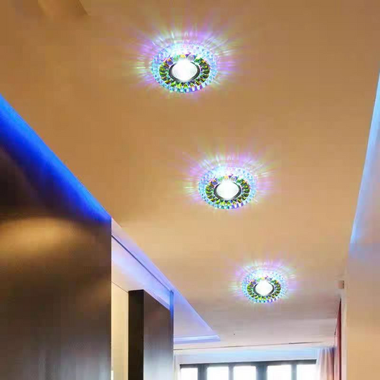Spot LED, 4W, RGB + Luce fredda