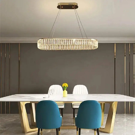 Lampadario LED con Telecomando Zimar 80W, Diametro 80cm Lampadari in Cristallo Oro Titolo predefinito Alessandro Design