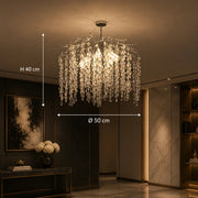 Lampadario in cristallo Willow, 5x E14, diametro 50 cm, cromato - 01_CC8080-D500CH.png