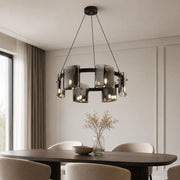 Lampadario moderno, Valmontreux Largo, 6xG9, diametro 60 cm, nero, altezza regolabile - 01_CM360-600BK.png