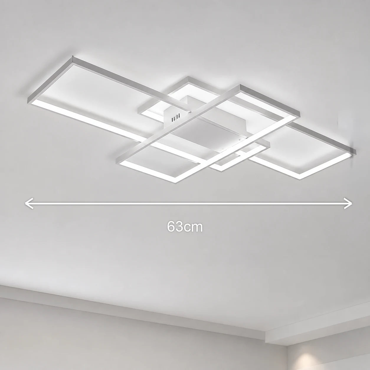 Lustra LED cu telecomanda LANDYN 78W, lumina Rece/Calda/Neutra, Dimabila, Alb - 01_LT500-3WH.png