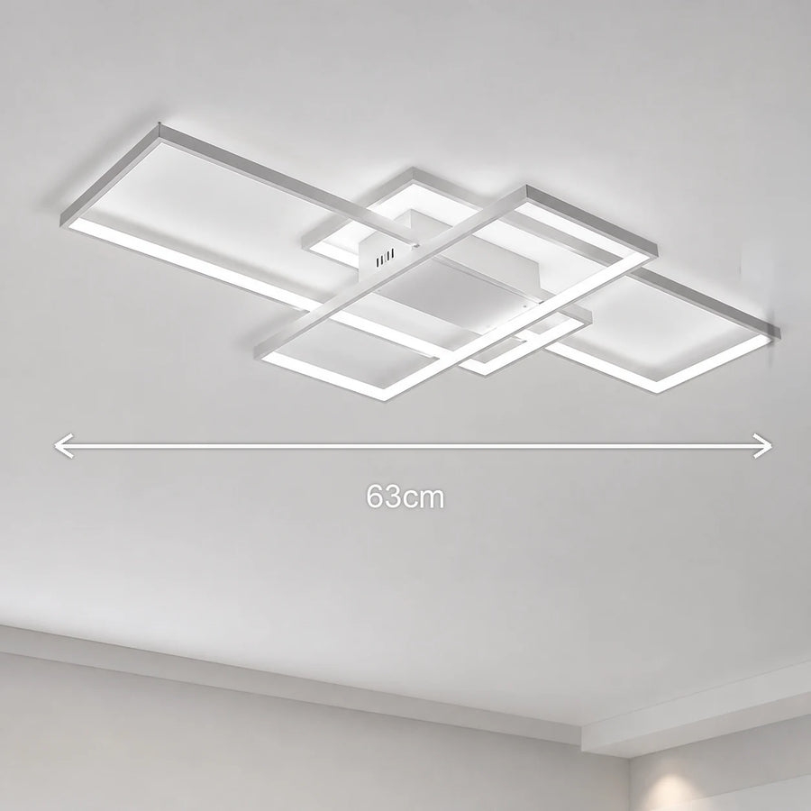Lustra LED cu telecomanda LANDYN 78W, lumina Rece/Calda/Neutra, Dimabila, Alb - 01_LT500-3WH.png