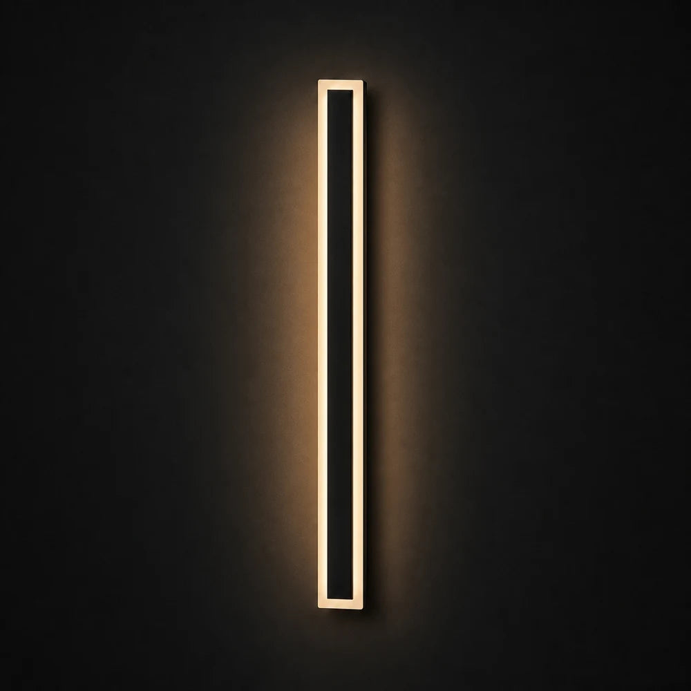 Lampada da parete a LED per esterni Mack, lunghezza 90 cm, 10 W, IP65, metallo, lineare, nero - 02_AX200-900BK.png