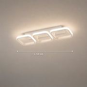 Lampadario LED VERTEX 34W, 3 Quadrati, Lineare, Luce Fredda/Calda/Neutra, Bianco - 02_LL770-3WH.png