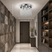 Lampadario LED in cristallo LLC210/400CH Rotondo, 22 W, Luce fredda/calda/neutra, Cristallo, Cromo lucido - 02_LLC210-400CH.png