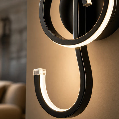 Lampada da parete a LED Key Sol 34W Luce Fredda/Calda/Neutra Metallo Nero - 03_AL861BK.png