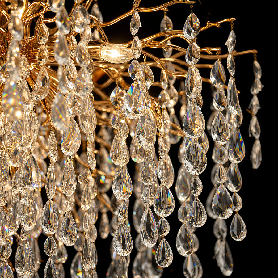 Lampadario in cristallo a cascata WALTZ, 9x G9, oro, 80 cm, altezza regolabile - 03_CC331-80.png
