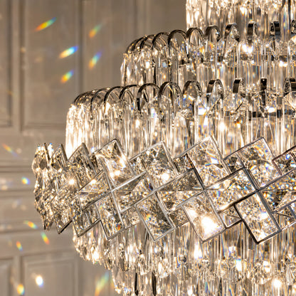 Lampadario in cristallo WINDSOR Grande Supremo 14xE14, diametro 60X90 cm, cromo lucido, altezza regolabile - 03_CC800-600X900CH.png