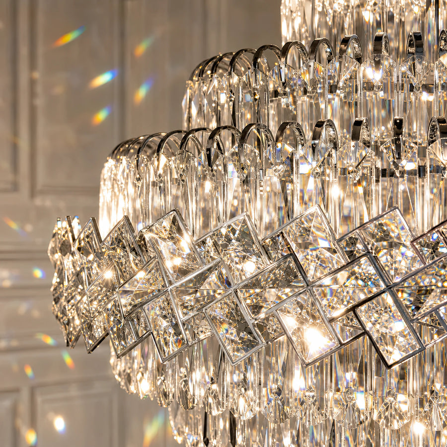 Lampadario in cristallo WINDSOR Grande Supremo 14xE14, diametro 60X90 cm, cromo lucido, altezza regolabile - 03_CC800-600X900CH.png