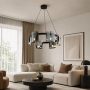Lampadario moderno, Valmontreux Largo, 6xG9, diametro 60 cm, nero, altezza regolabile - 03_CM360-600BK.png