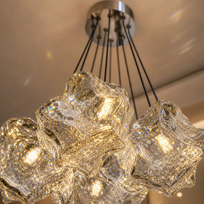 ECOLUCE MODERN Lampadario, Globo, 7xE27, Altezza regolabile, Cromo - 03_LC815-7CH.png
