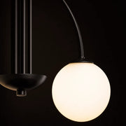Lampadario con Paralume, Torino, 4xE27, Nero, Metallo - 03_LC850-4BK.png