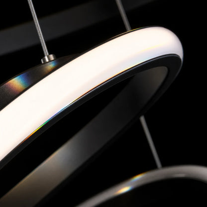 Lampadario a sospensione a LED RICCI 81W, 3 Cerchi, Luce Fredda/Calda/Neutra, Nero, Altezza regolabile - 03_LL104-3BK.png