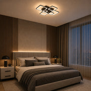 Lustra LED cu telecomanda ELLA 120W, 6 Patrate, lumina Rece/Calda/Neutra, Dimabila, Negru, Metal si Acril - 03_LT130-6BK.png