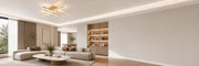 Lustra LED cu Telecomanda LINEX, 53W, Lumina 3000K/4000K/6000K, Dimabila, Auriu - 03_LT171-4GD.png