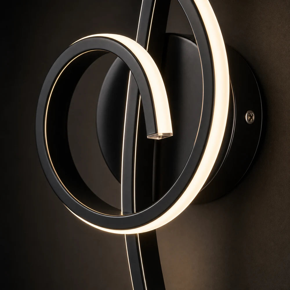 Lampada da parete a LED Key Sol 34W Luce Fredda/Calda/Neutra Metallo Nero - 04_AL861BK.png