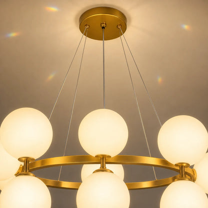Lampadario da camera LOFT, 15x G9, oro bianco, metallo, altezza regolabile, moderno - 04_LC802-15GD.png