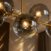 Lampadario a globo, MODEST Grand, 8xE27, Oro, Metallo - 04_LC809-8.png