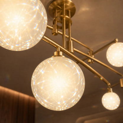 Lampadario con paralume rotondo, cupola PENTHOUSE, 6x G9, oro, metallo - 04_LC825GD.png