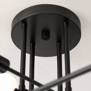 Lampadario Octa classico modernista, 8x E27, nero, design moderno, metallo, senza paralume - 03_LC360-8BK.png