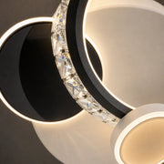 Lampadario LED in cristallo PRISMIQ 45W, 3 Cerchi, Luce Fredda/Calda/Neutra, Nero - 03_LL654-300BK.png