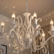 DELLI SANTI Lampadario 6xE14, Diametro 52cm, Bianco, Altezza Regolabile - 05_LC130-6WH.png