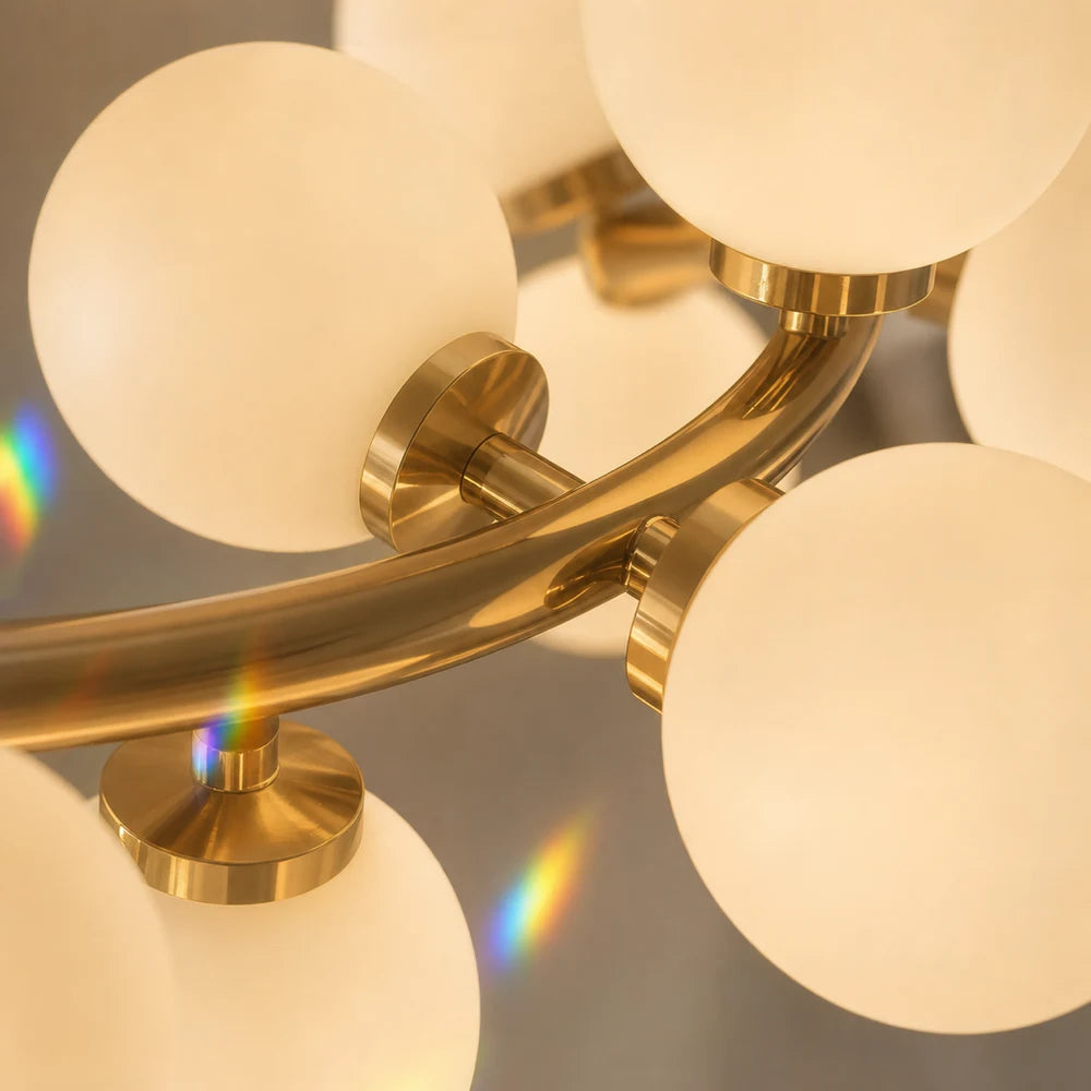 Lampadario da camera LOFT, 15x G9, oro bianco, metallo, altezza regolabile, moderno - 05_LC802-15GD.png