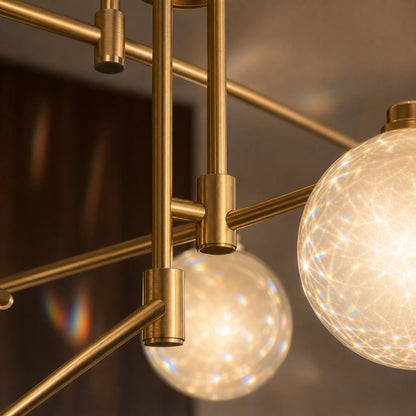 Lampadario con paralume rotondo, cupola PENTHOUSE, 6x G9, oro, metallo - 05_LC825GD.png