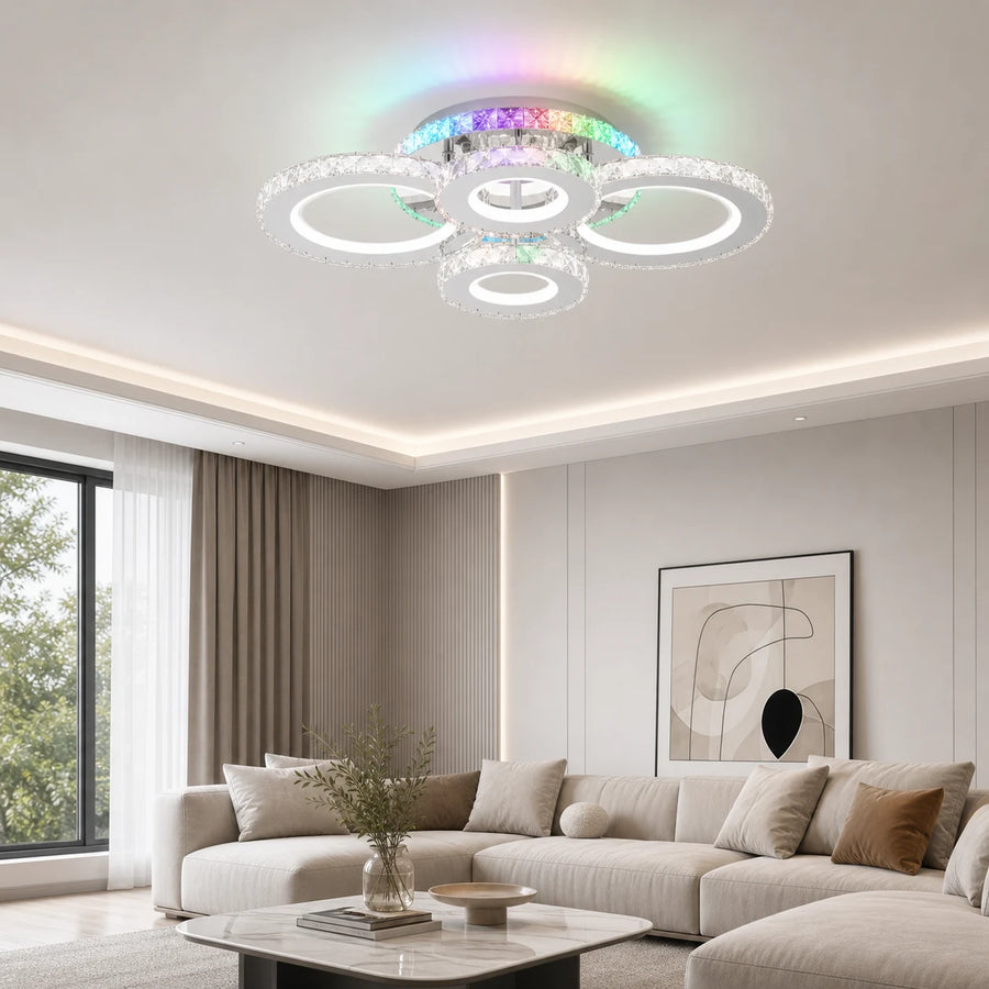 Lustra LED cu telecomanda si cristal NOVA ROTONDA RGB 82W, 4 Cercuri, lumina Rece/Calda/Neutra, Dimabila, Crom - 05_LT075-4.png