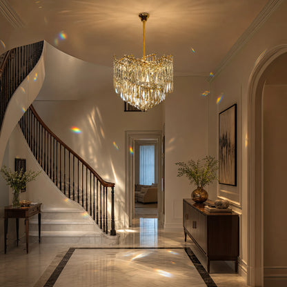 TOPKAPI Lampadario in cristallo Nobile 6xE14, diametro 40 cm, oro lucido, altezza regolabile - 06_CC810-400GD.png