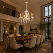DELLI SANTI Lampadario 6xE14, Diametro 52cm, Bianco, Altezza Regolabile - 06_LC130-6WH.png