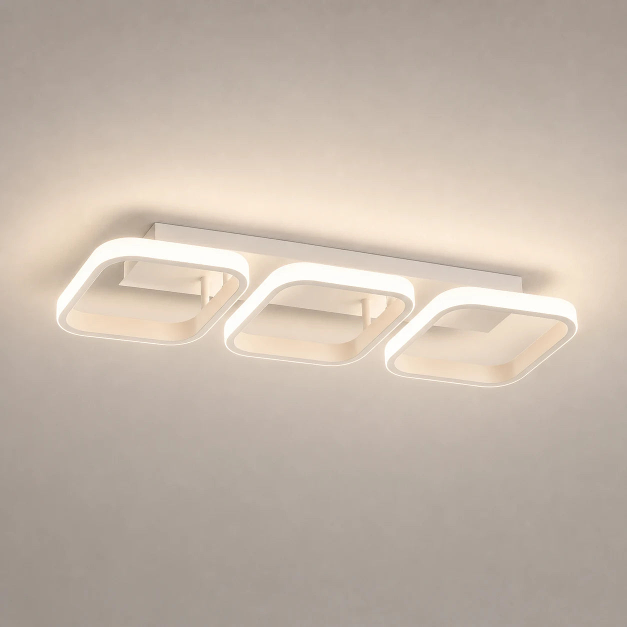 Lampadario LED VERTEX 34W, 3 quadrati, Lineare, Luce Fredda/Calda/Neutra, Bianco - 06_LL770-3WH.png