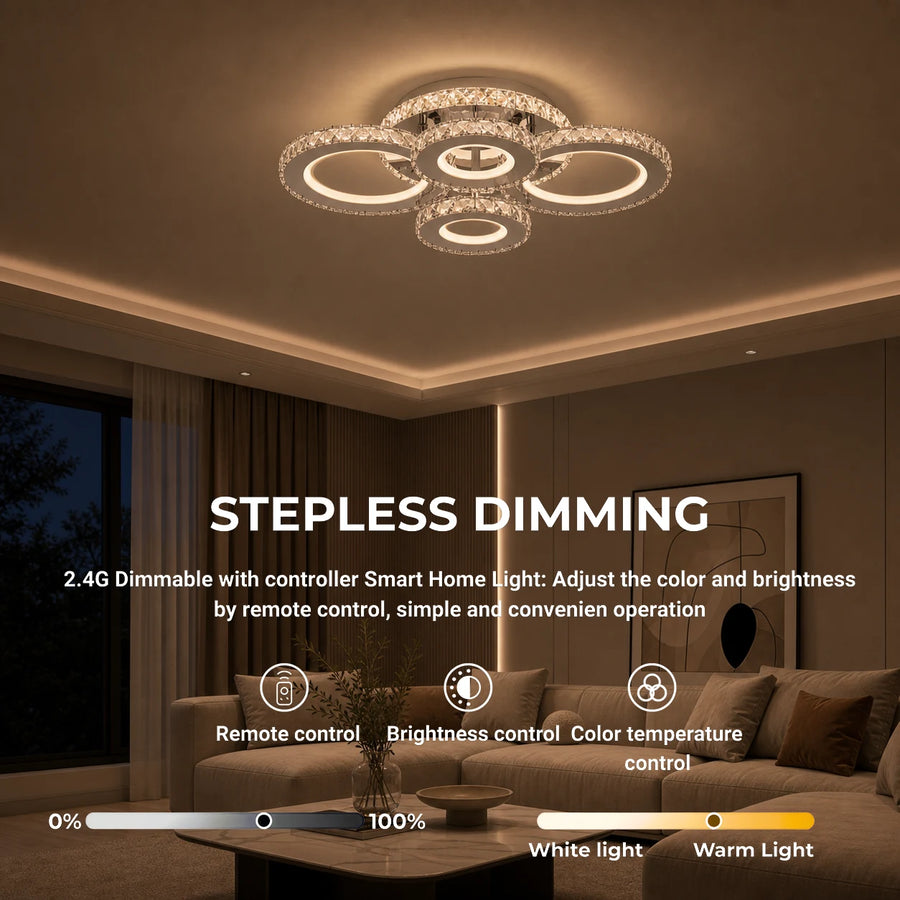 Lustra LED cu telecomanda si cristal NOVA ROTONDA RGB 82W, 4 Cercuri, lumina Rece/Calda/Neutra, Dimabila, Crom - 06_LT075-4.png