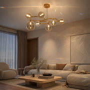 VENERE Luce Lampadario, 3 Cerchi, 7xG9, Oro, Metallo, Altezza Regolabile - 04_LC811-7.png
