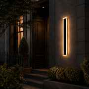 Lampada da parete a LED per esterni Mack, lunghezza 30 cm, 4 W, IP65, metallo, lineare, nero - 07_AX200-300BK.png