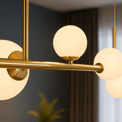 Lampadario moderno LOFT Pavilion, 4x G9, oro, metallo, altezza regolabile - 07_LC800-4GD.png