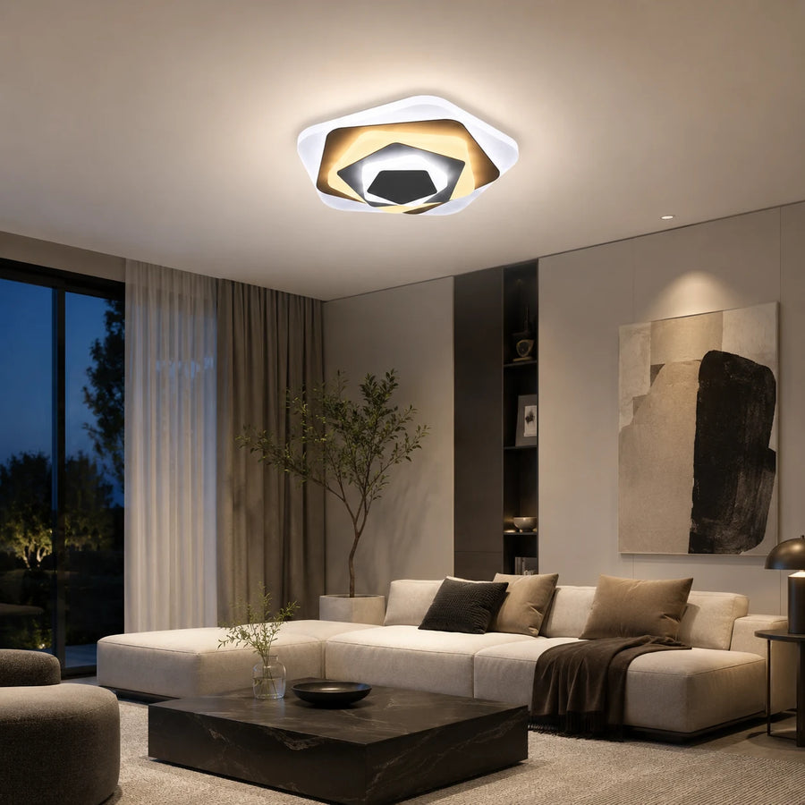 Lampadario LED SIENA 40W, Diametro 23cm, Luce Fredda/Calda/Neutra, Bianco - 07_LL660WH.png