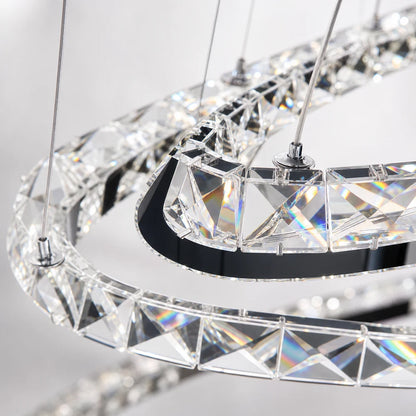 Lampadario LED a sospensione con telecomando e cristallo PRISM LUMINIS 79W, 3 Cerchi, Luce Fredda/Calda/Neutra, Dimmerabile, Cromo, Altezza Regolabile - 07_LT029.png