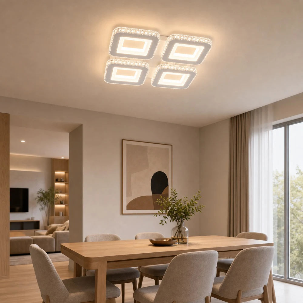Lustra LED cu telecomanda si cristal LEILA RGB 69W, 4 Patrate, lumina Rece/Calda/Neutra, Dimabila, Alb - 07_LT078-4WH.png