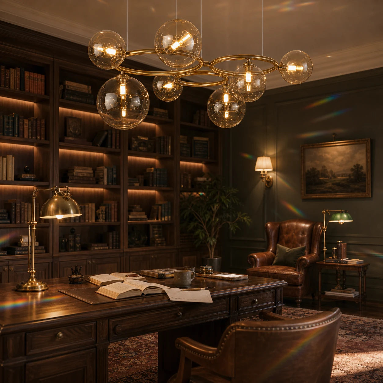 VENERE Luce Lampadario, 3 Cerchi, 7xG9, Oro, Metallo, Altezza Regolabile - 04_LC811-7.png