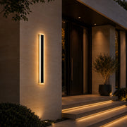 Lampada da parete a LED per esterni Mack, lunghezza 30 cm, 4 W, IP65, metallo, lineare, nero - 08_AX200-300BK.png