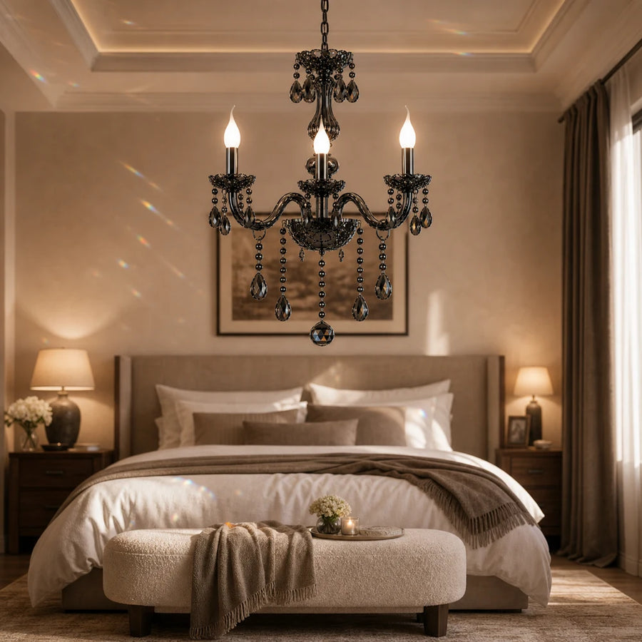 Lampadario di cristallo AUGUST Eleganza, 3xE14, diametro 48 cm, argento, altezza regolabile - 08_CC125-3BK.png