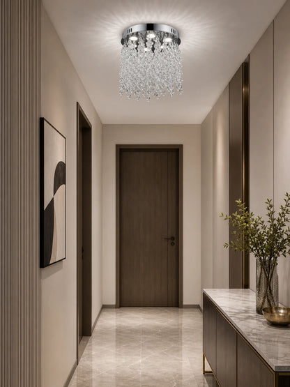 Lampadario LED in cristallo LLC210/400CH Rotondo, 22 W, Luce fredda/calda/neutra, Cristallo, Cromo lucido - 08_LLC210-400CH.png