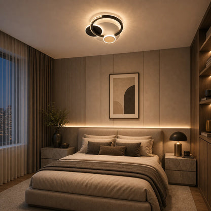 Lampadario LED in cristallo PRISMIQ 45W, 3 Cerchi, Luce Fredda/Calda/Neutra, Nero - 05_LL654-300BK.png