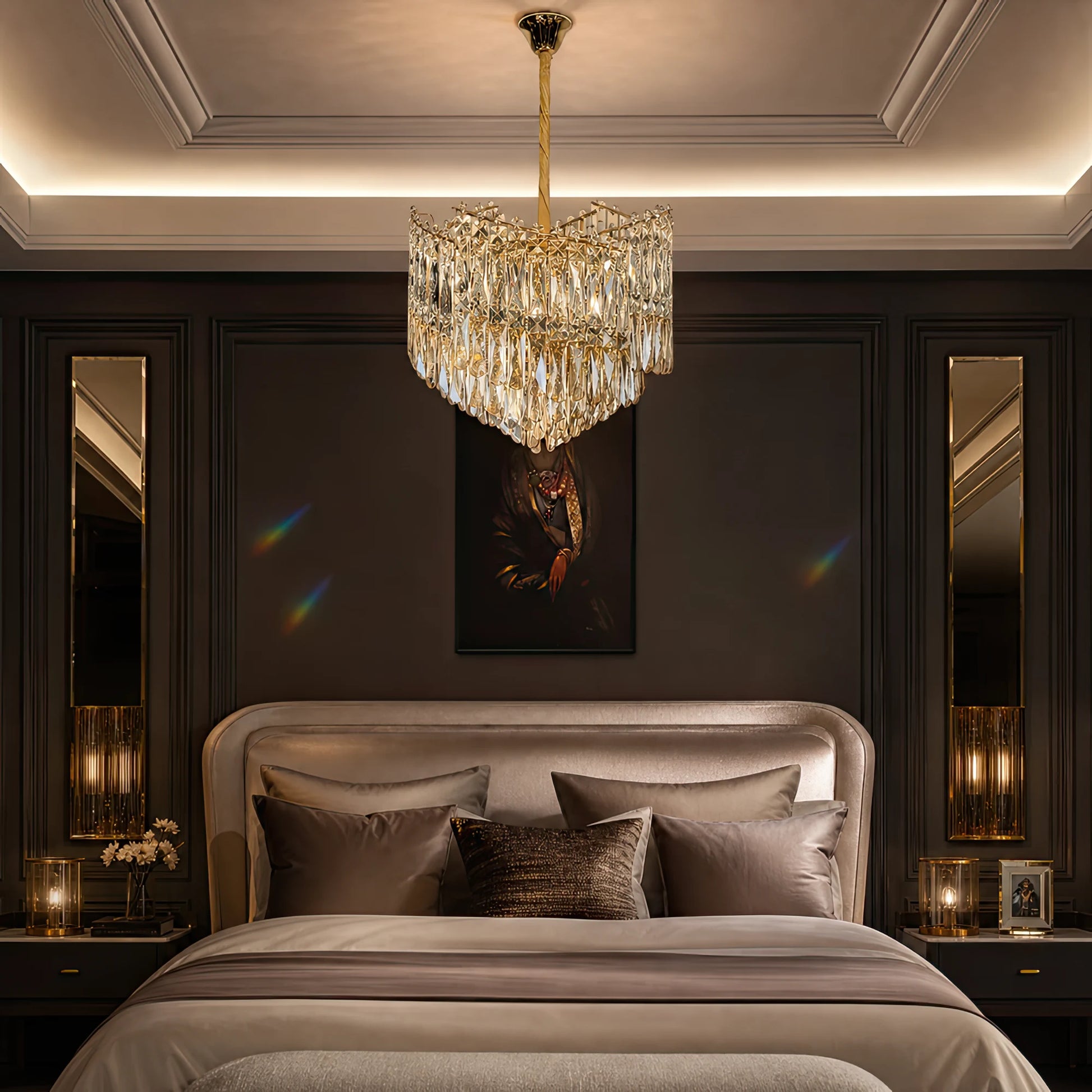 TOPKAPI Lampadario in cristallo Nobile 6xE14, diametro 40 cm, oro lucido, altezza regolabile - 09_CC810-400GD.png