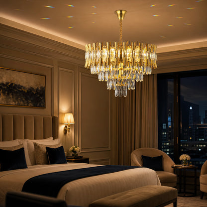 Lampadario di cristallo HAMPTON Elegance 8x E14, diametro 49 cm, oro lucido, altezza regolabile - 09_CC8926-500GDT.png