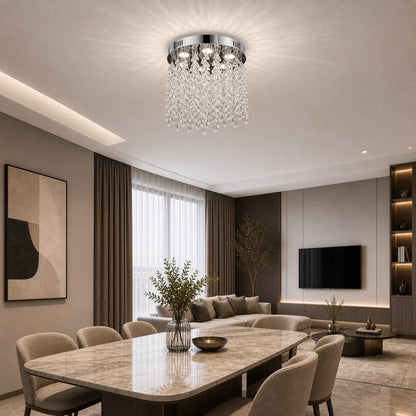 Lampadario LED in cristallo LLC210/400CH Rotondo, 22 W, Luce fredda/calda/neutra, Cristallo, Cromo lucido - 09_LLC210-400CH.png