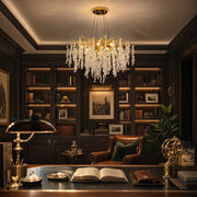 Lampadario in cristallo a cascata WALTZ, 9x G9, oro, 80 cm, altezza regolabile - 10_CC331-80.png
