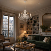 DELLI SANTI Lampadario 6xE14, Diametro 52cm, Bianco, Altezza Regolabile - 10_LC130-6WH.png